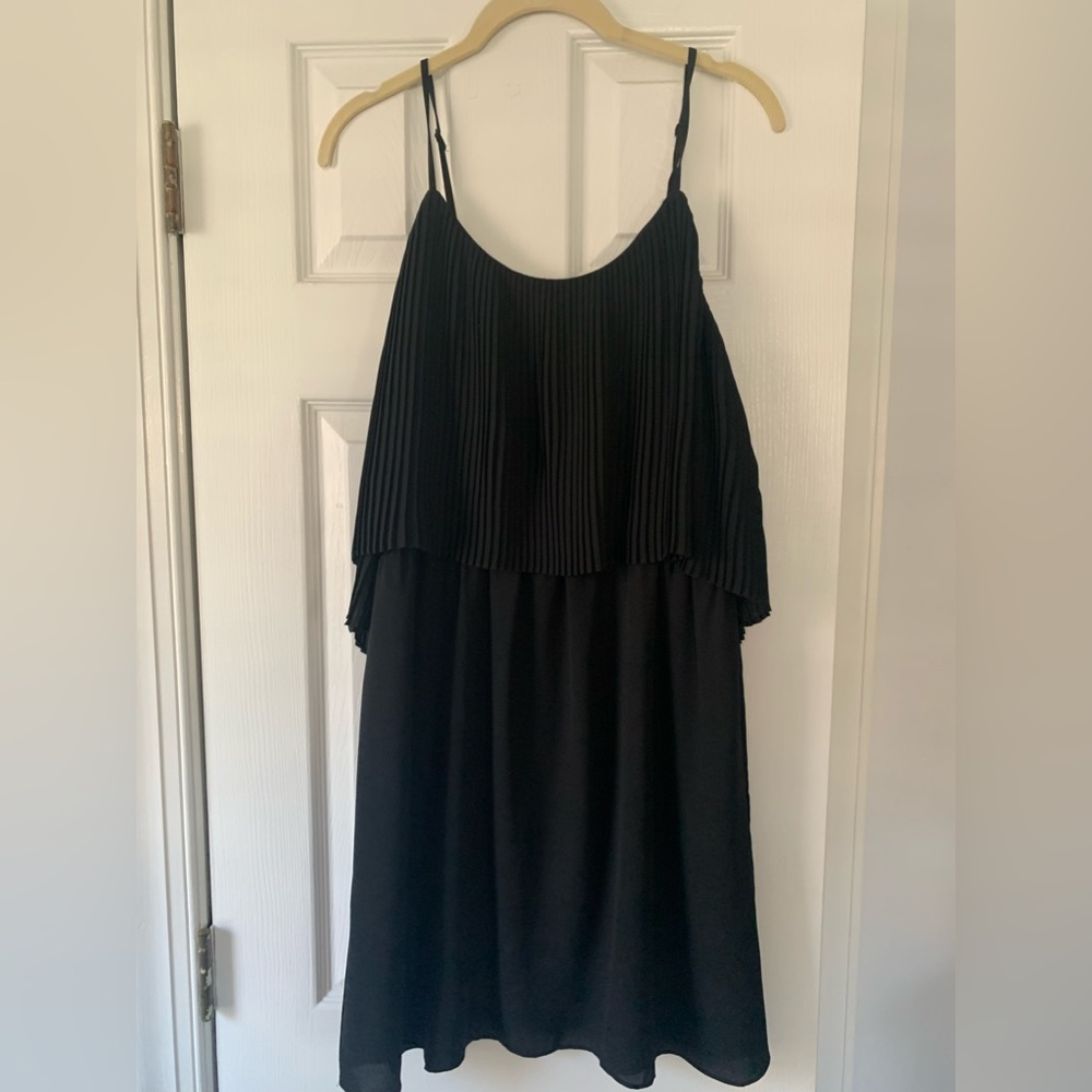 Mission black slip dress, size medium